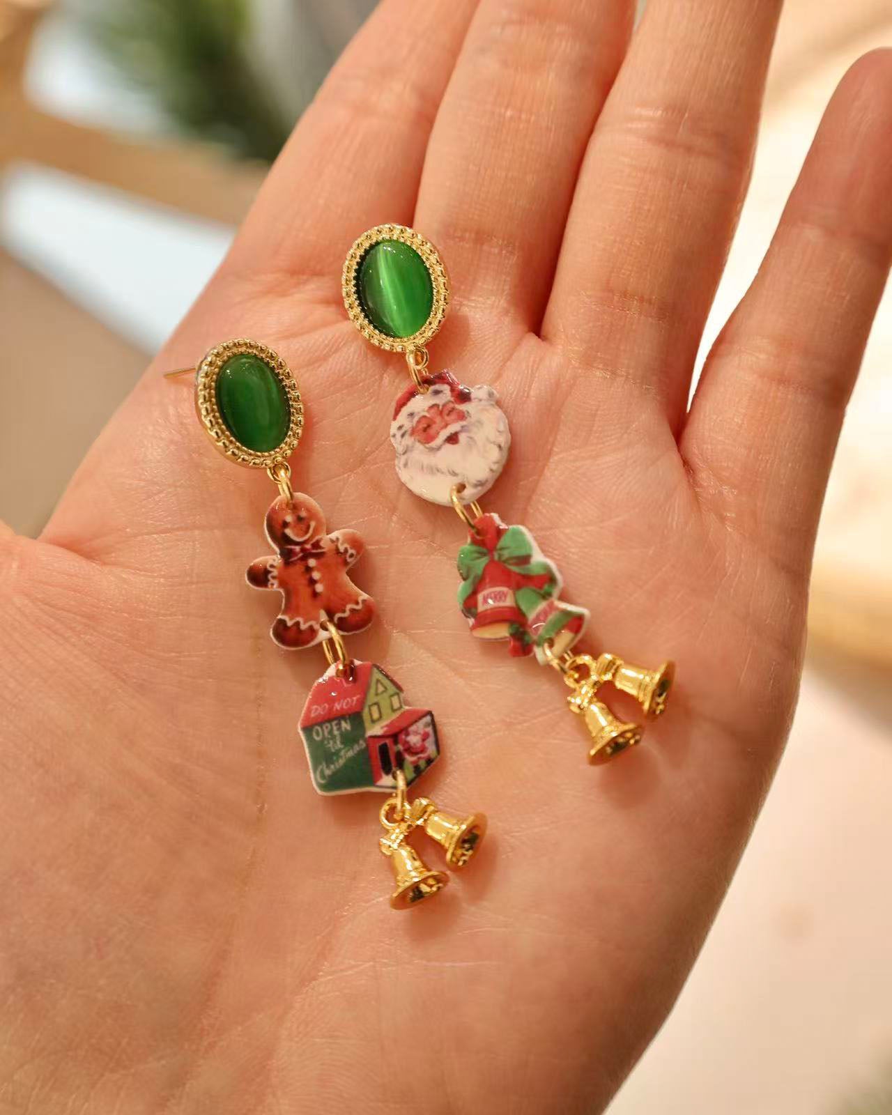 Gingerbread & Santa Ohrringe