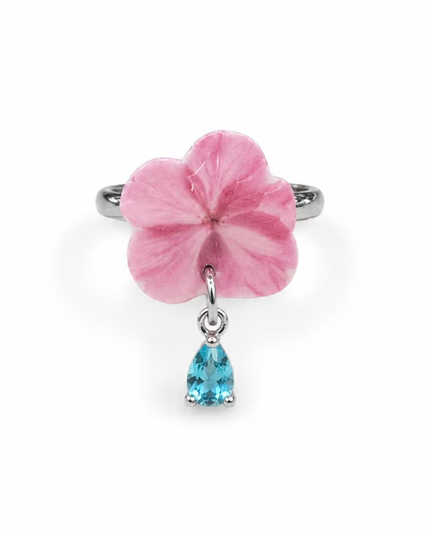 Pink Flower Ring