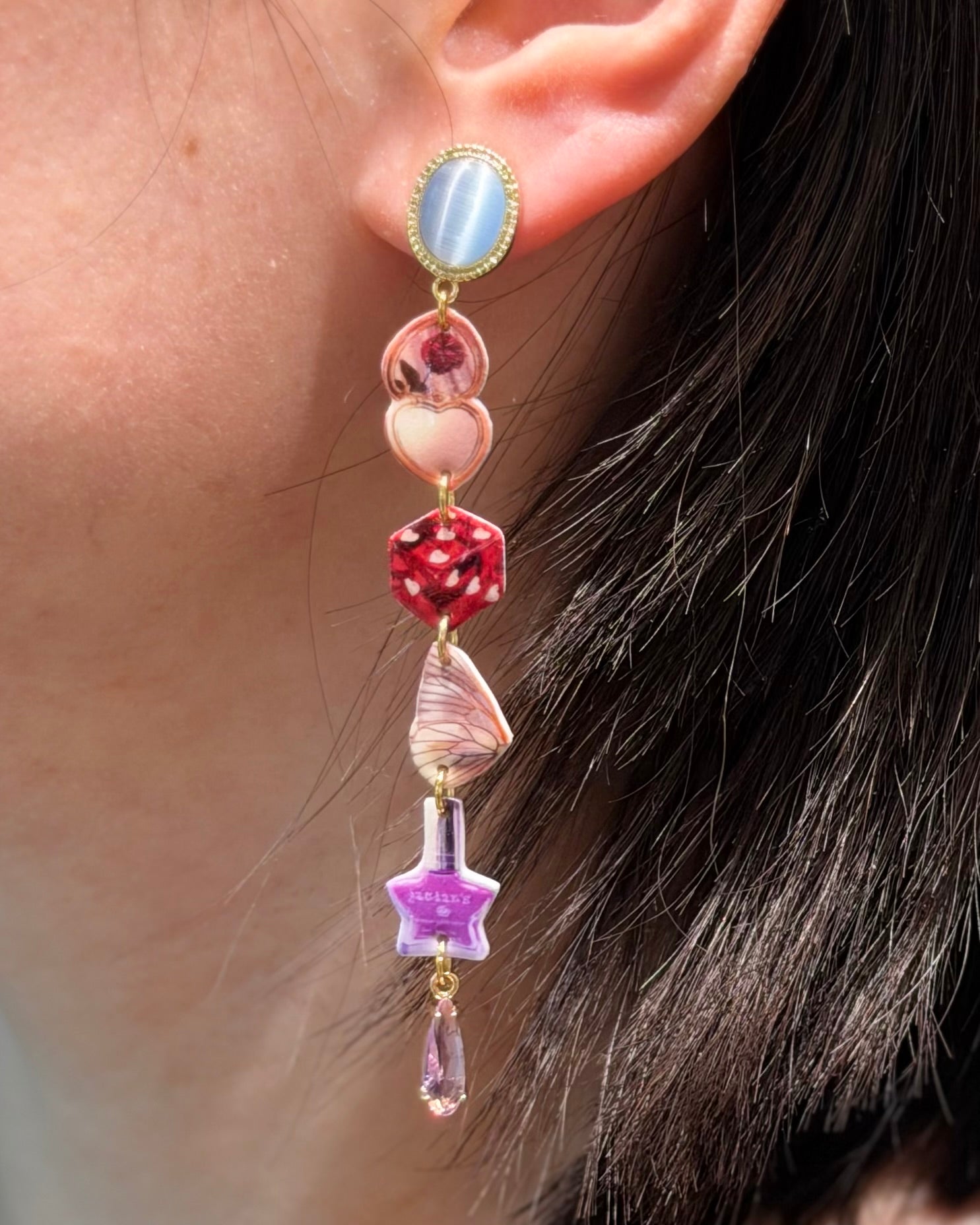 Crimson Whisper Earrings