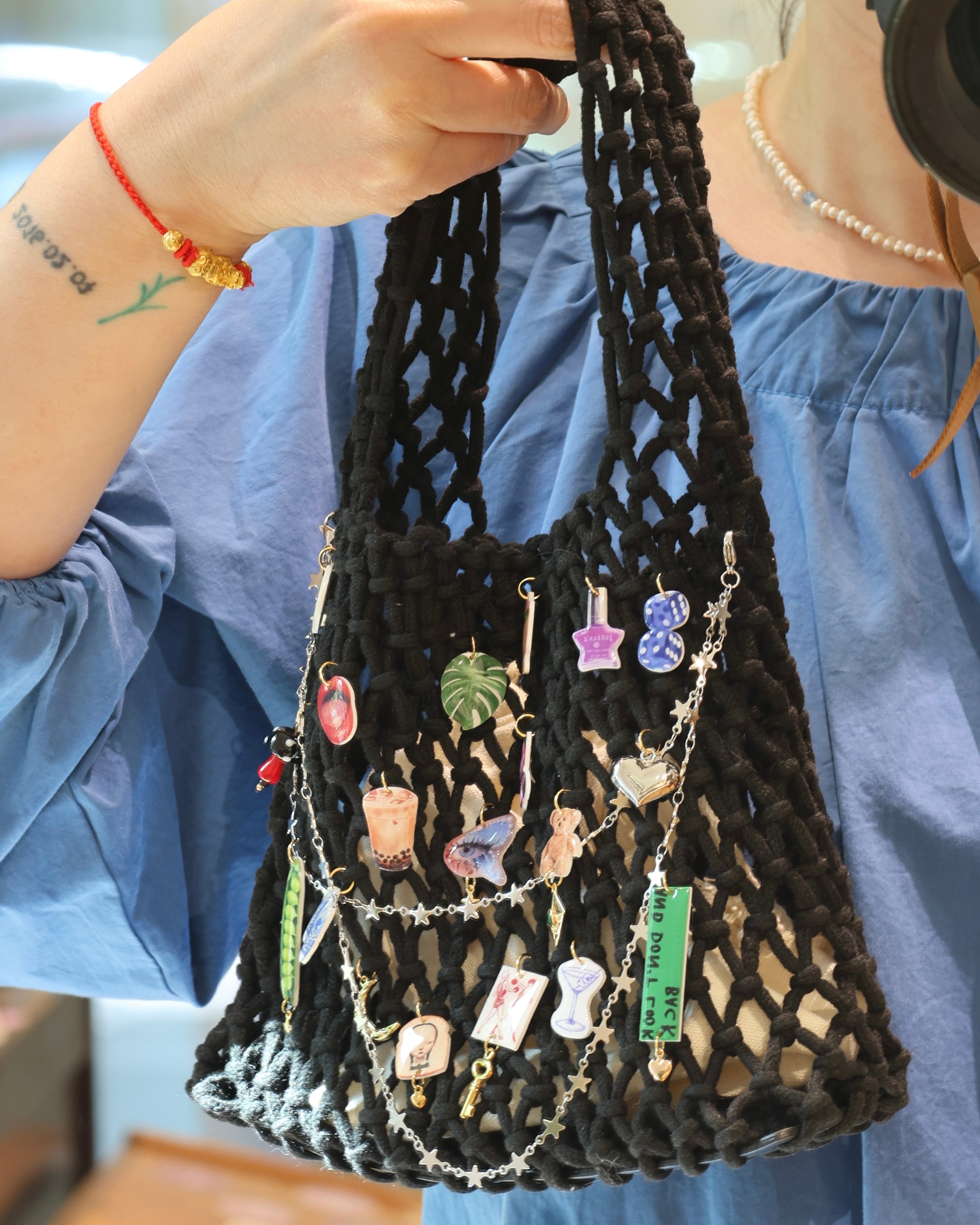 Charm Collector Net Bag