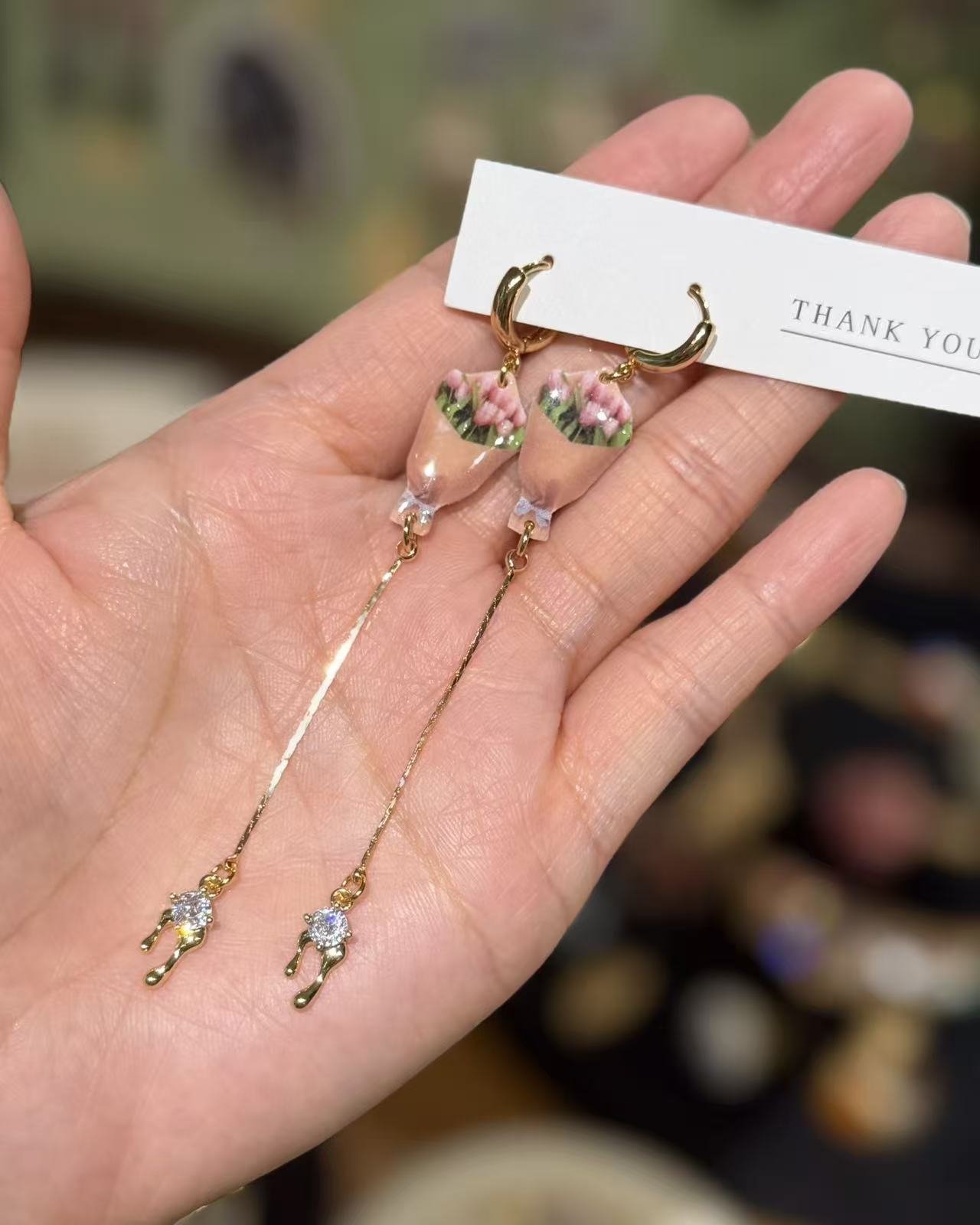 Tulip Drop Earrings