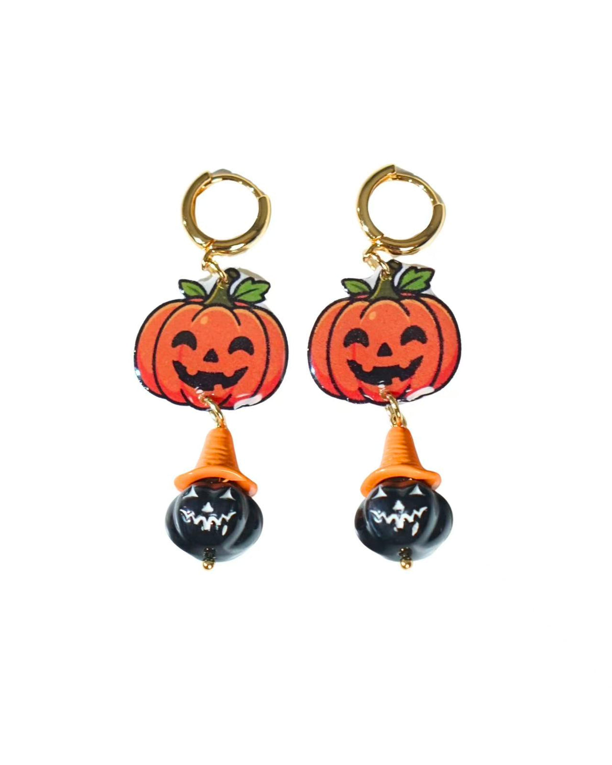 Pumpkin Charm Earrings