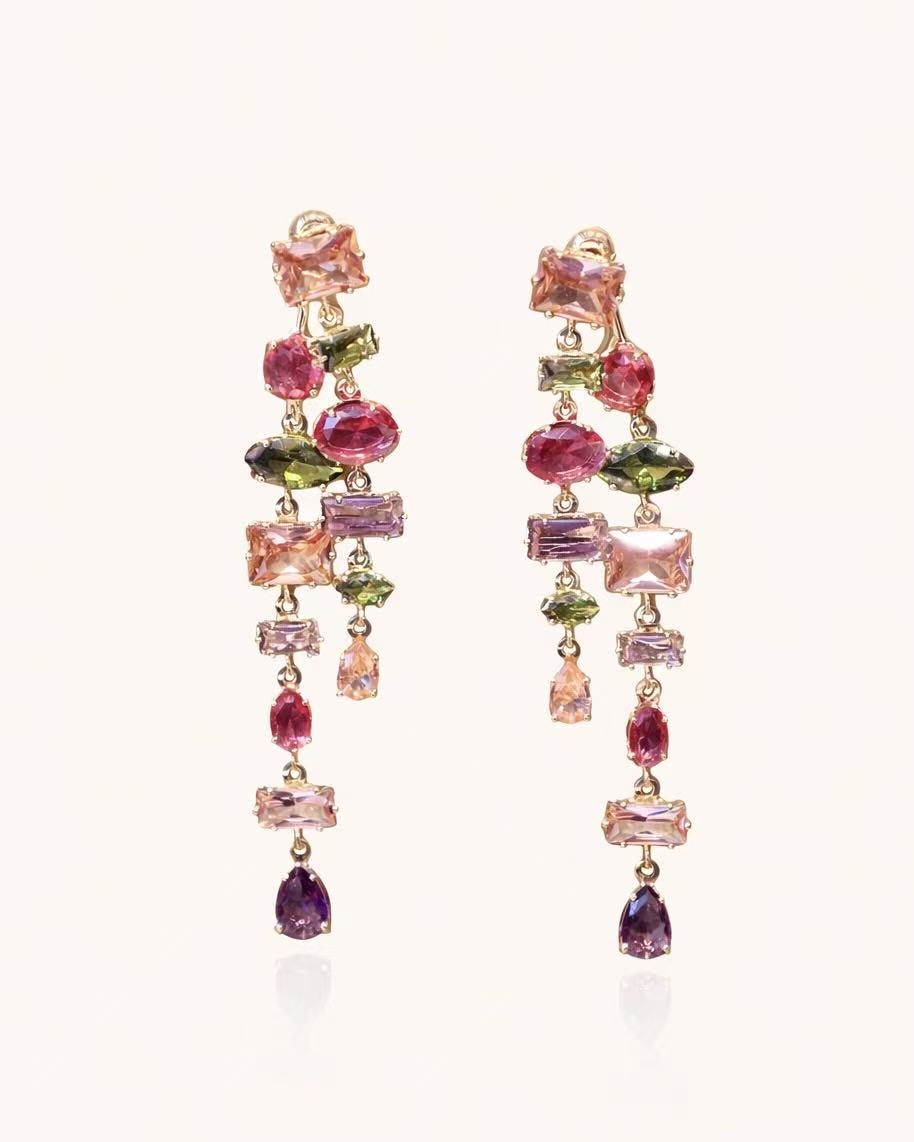 Starlight Crystal Drop Earrings
