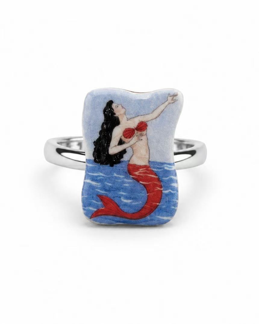 Silver Ocean Ring