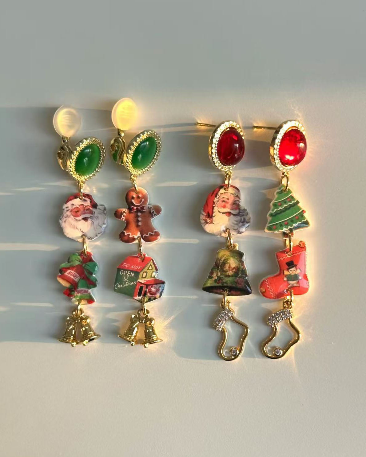 Gingerbread & Santa Ohrringe