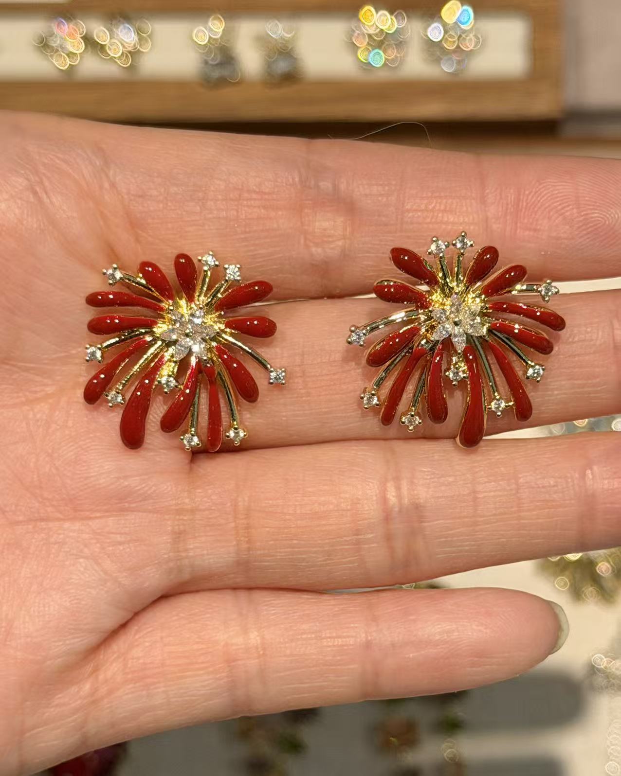 Firework Statement Earrings