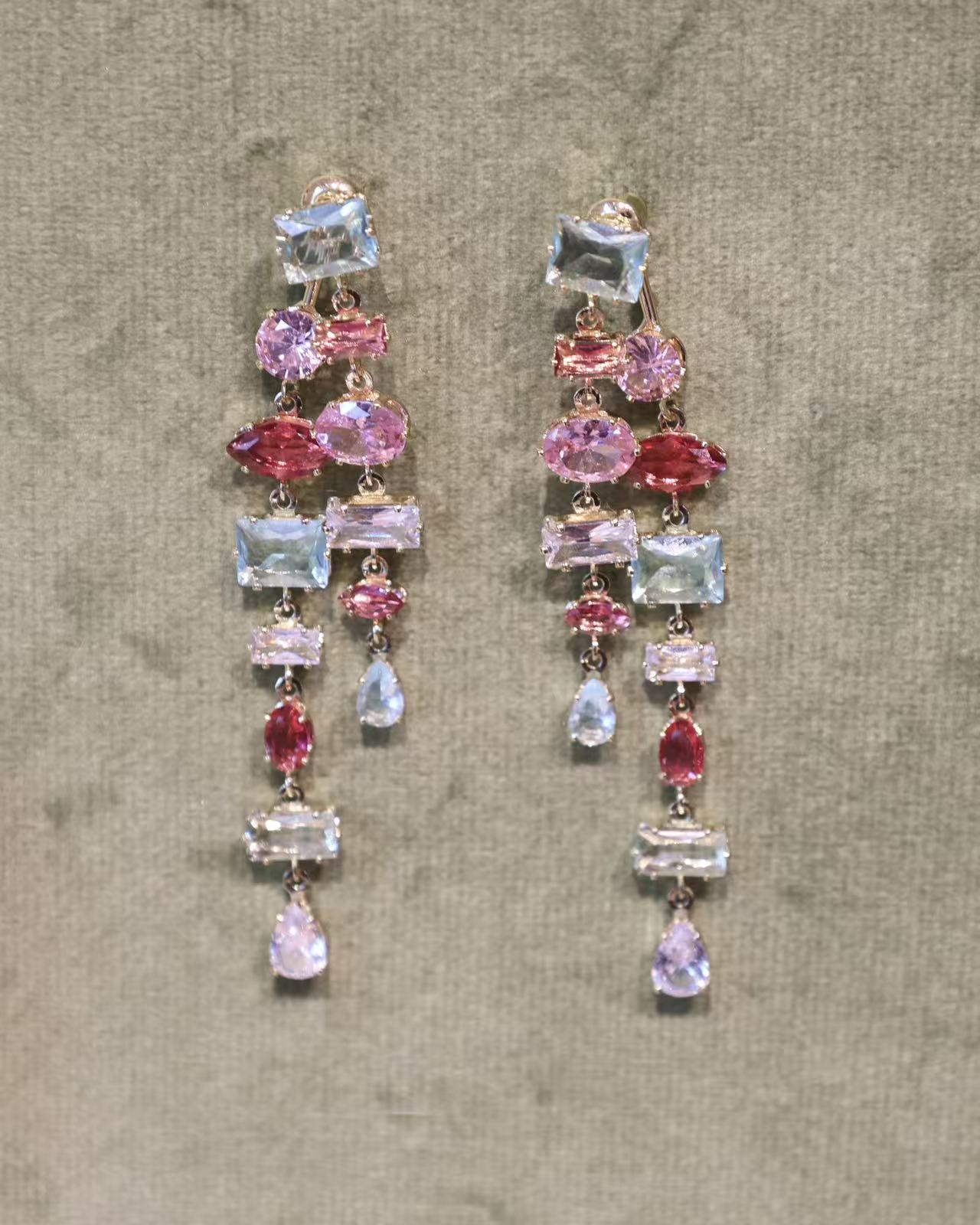Starlight Crystal Drop Earrings