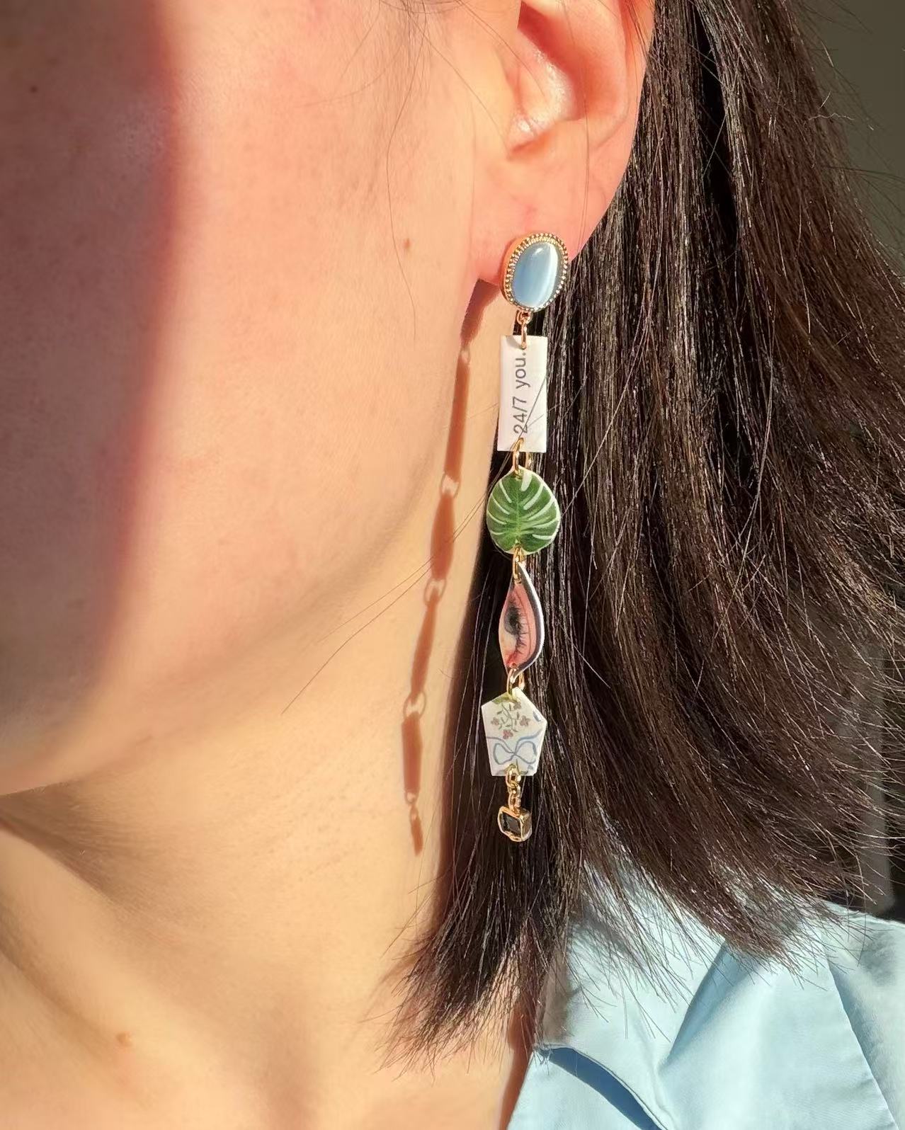 24/7 You Collage earrings