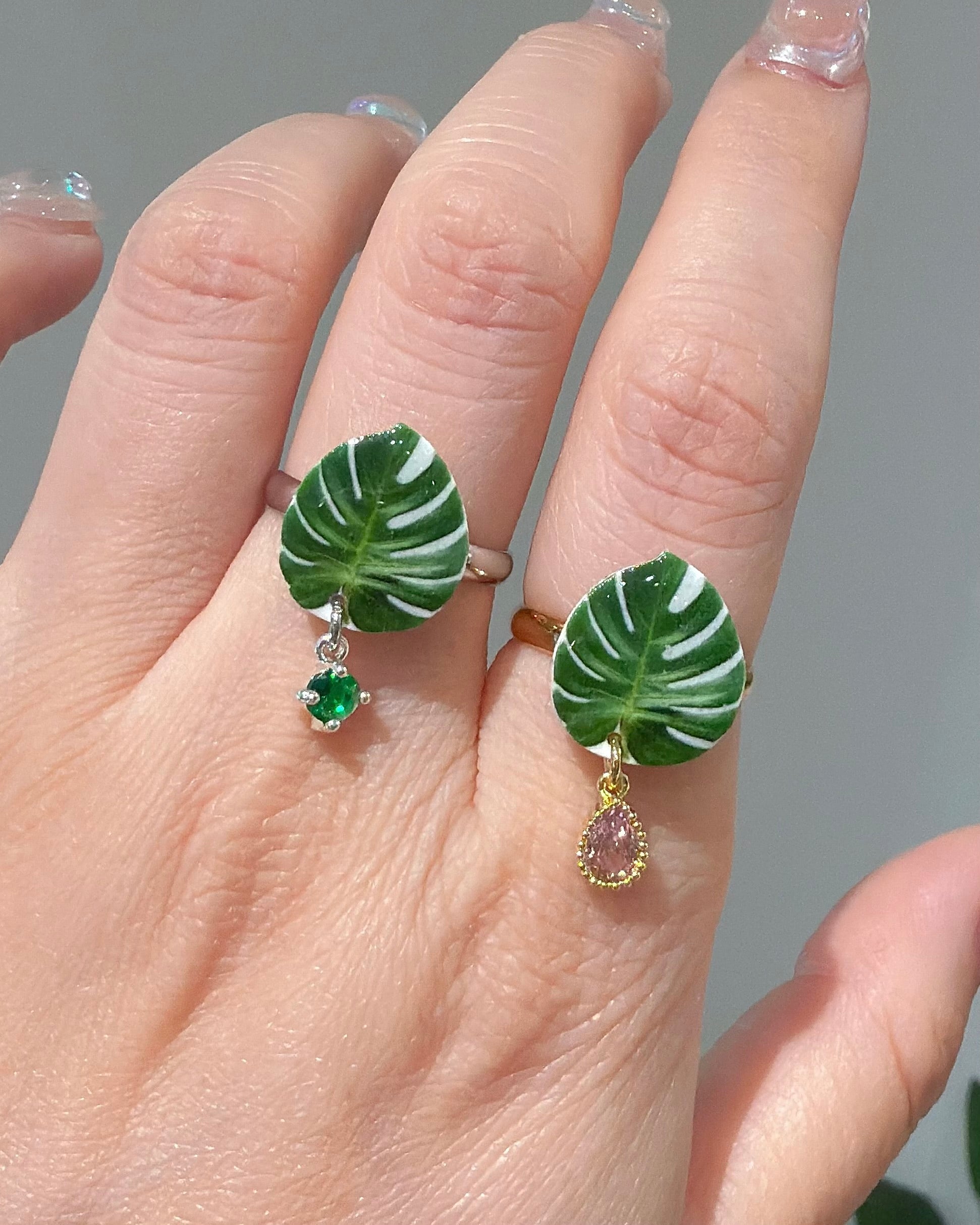 Monstera Leaf Ring