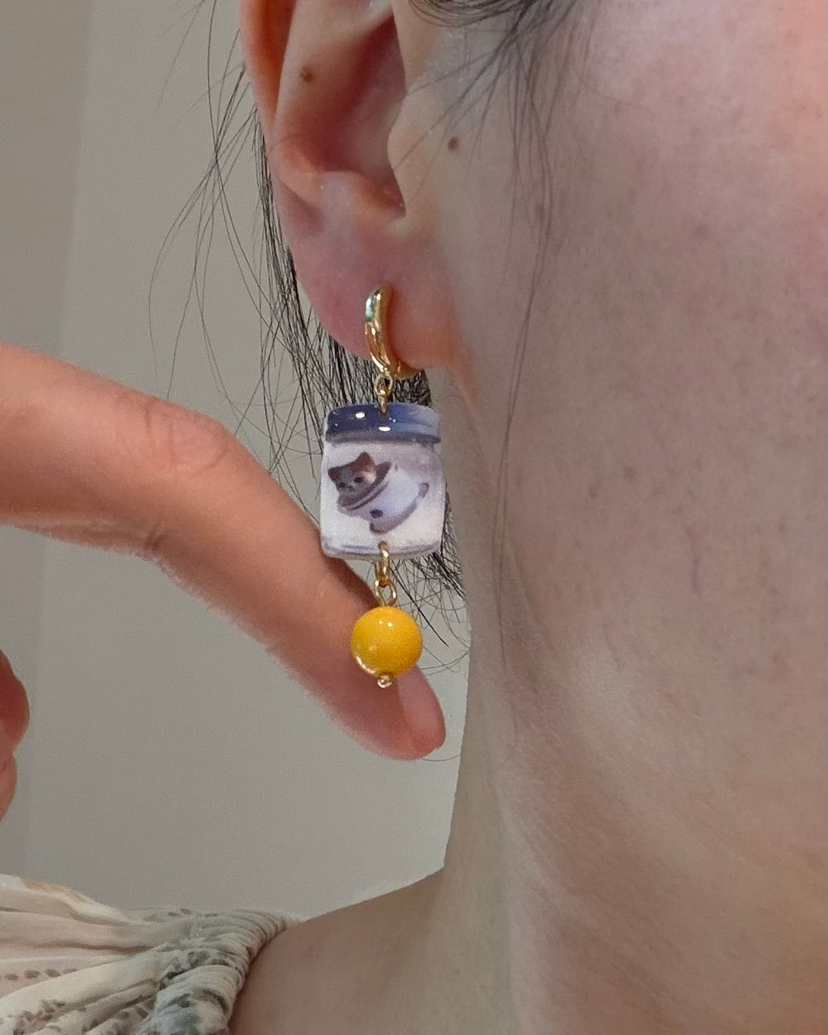 Kitty Jar Earrings