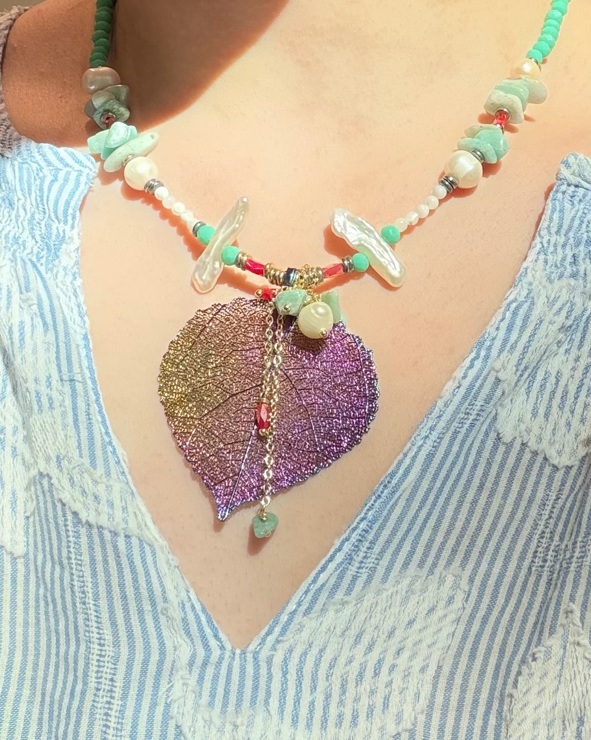 Real Leaf Necklace