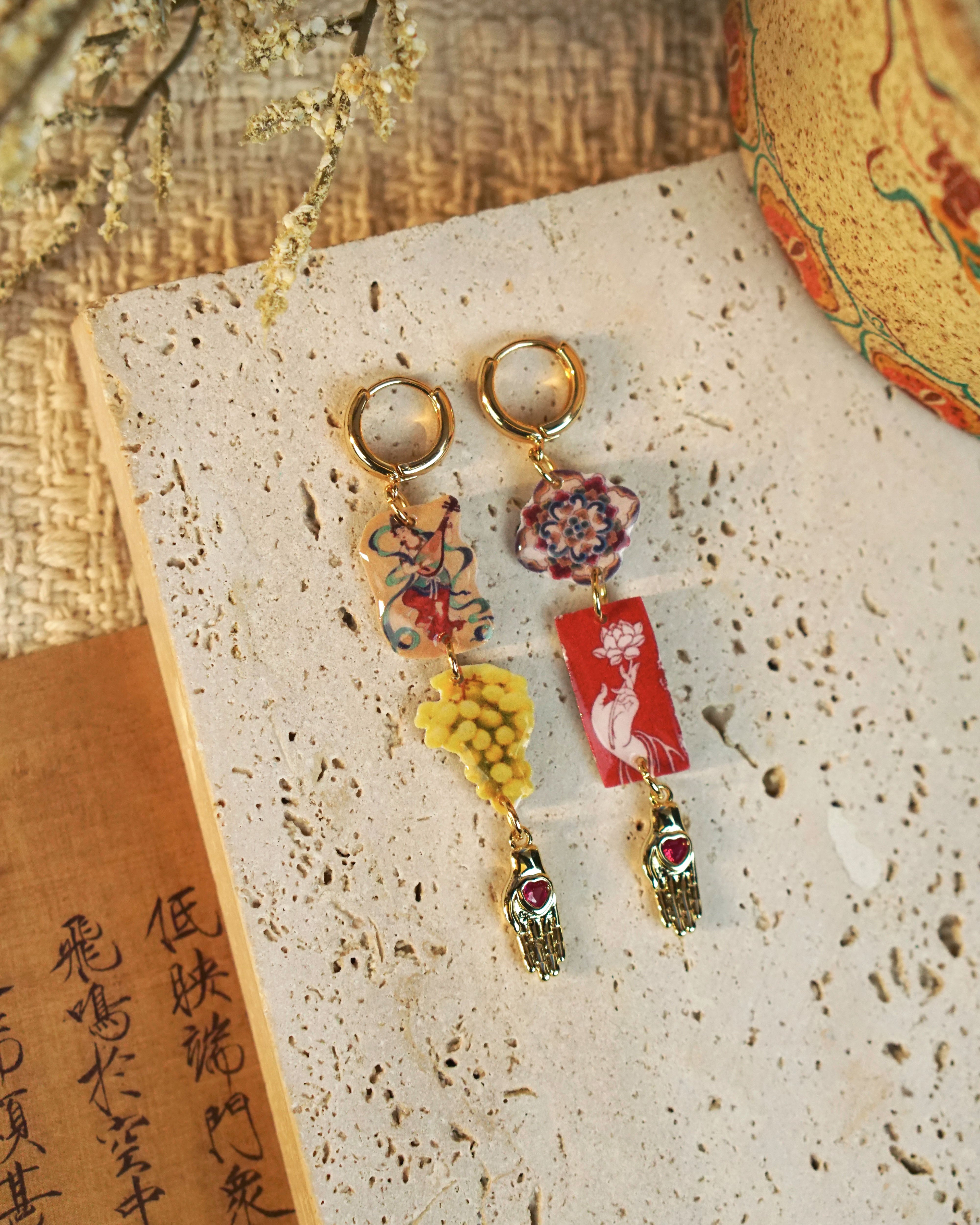 Golden Gesture Earrings