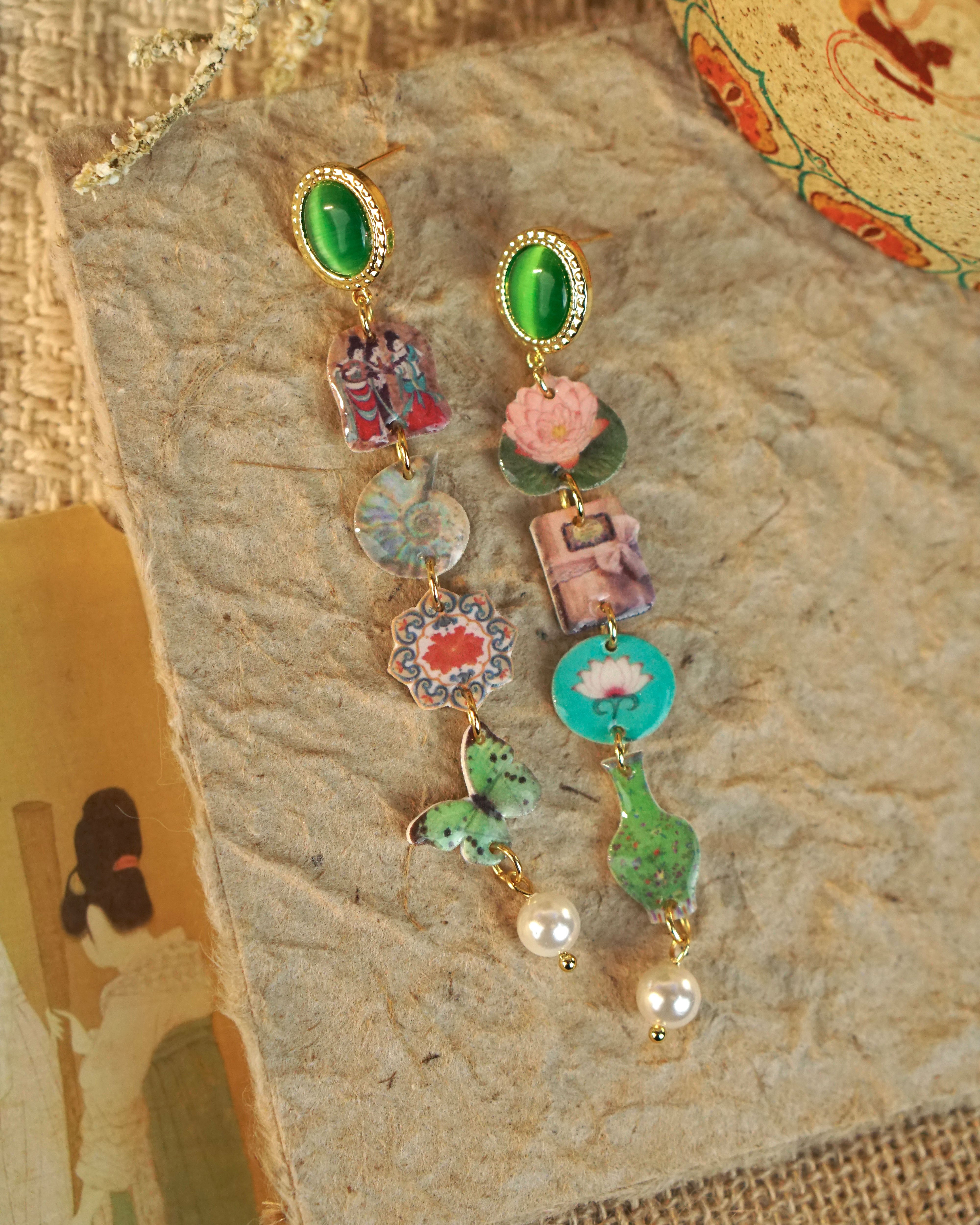 Silk Road Garden Earrings