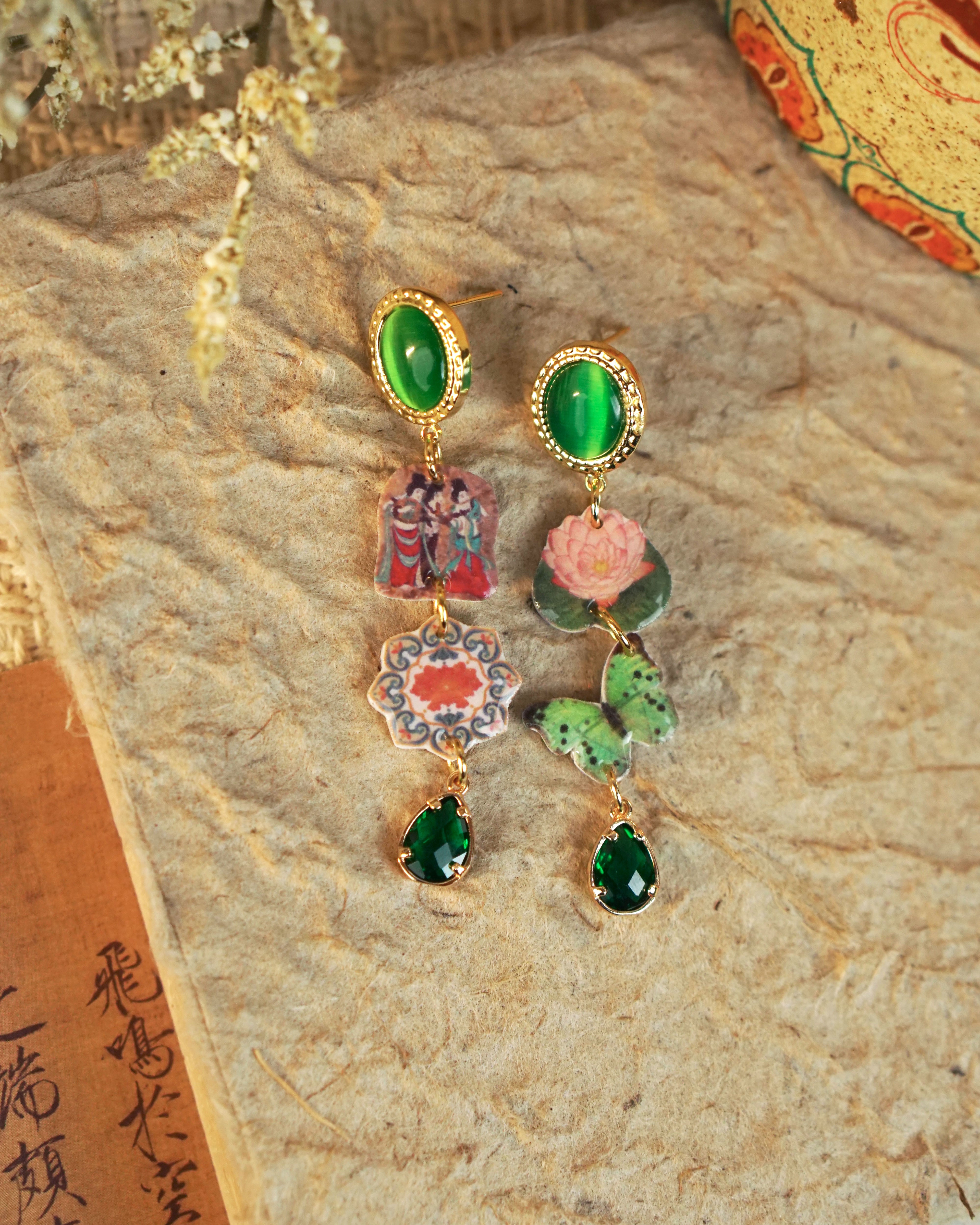 Jade Garden Earrings