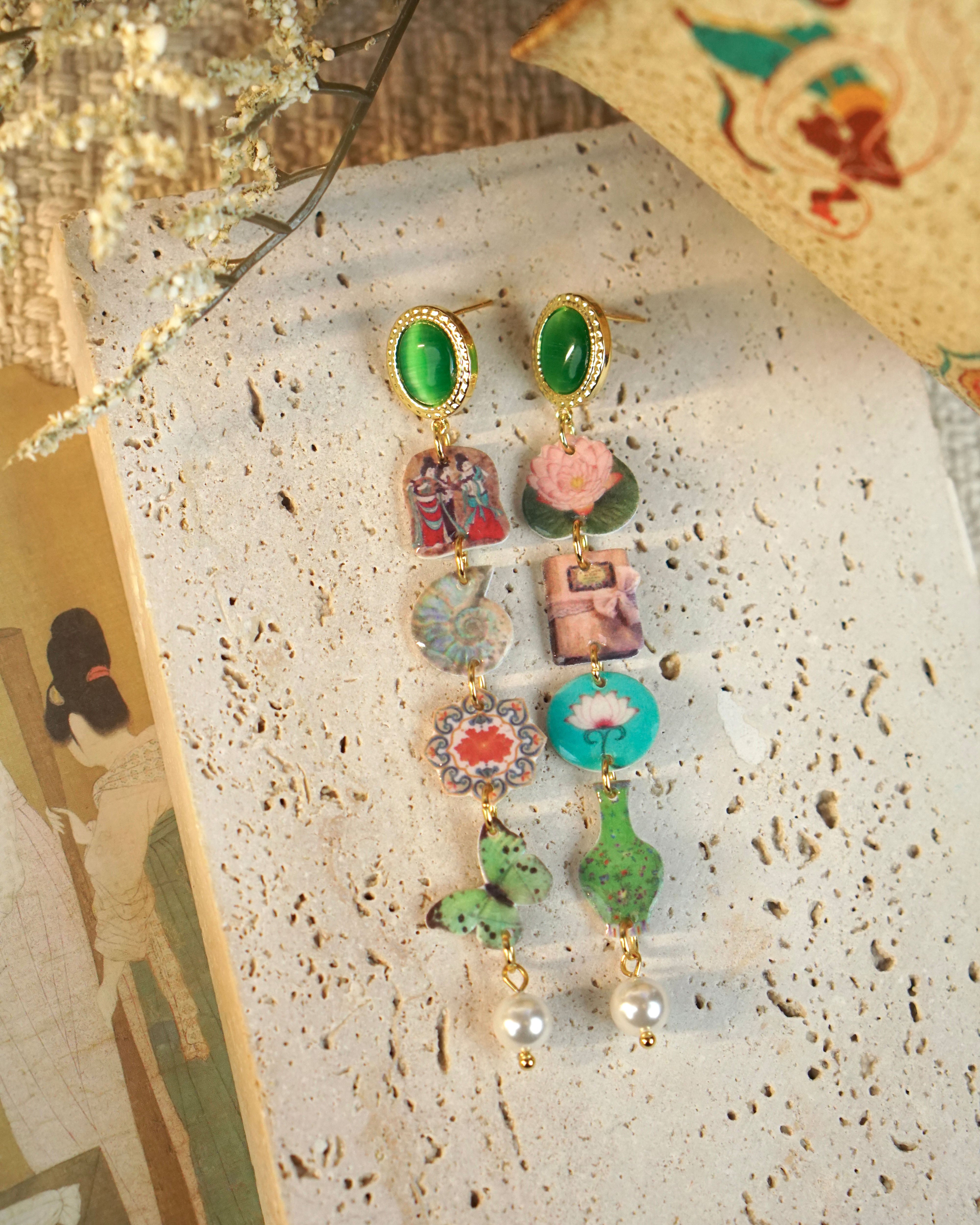 Silk Road Garden Earrings