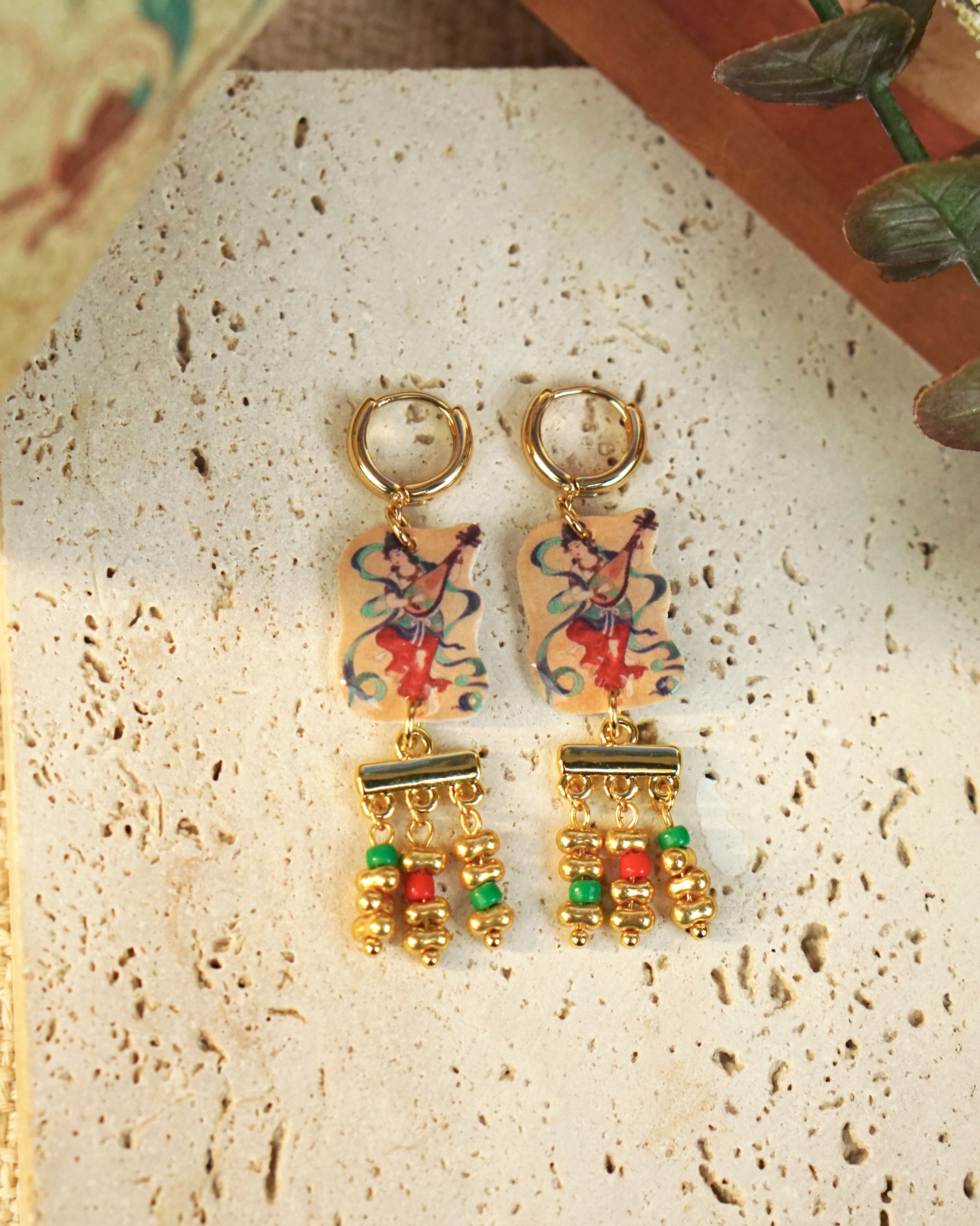 Rhythm of Silk Earrings