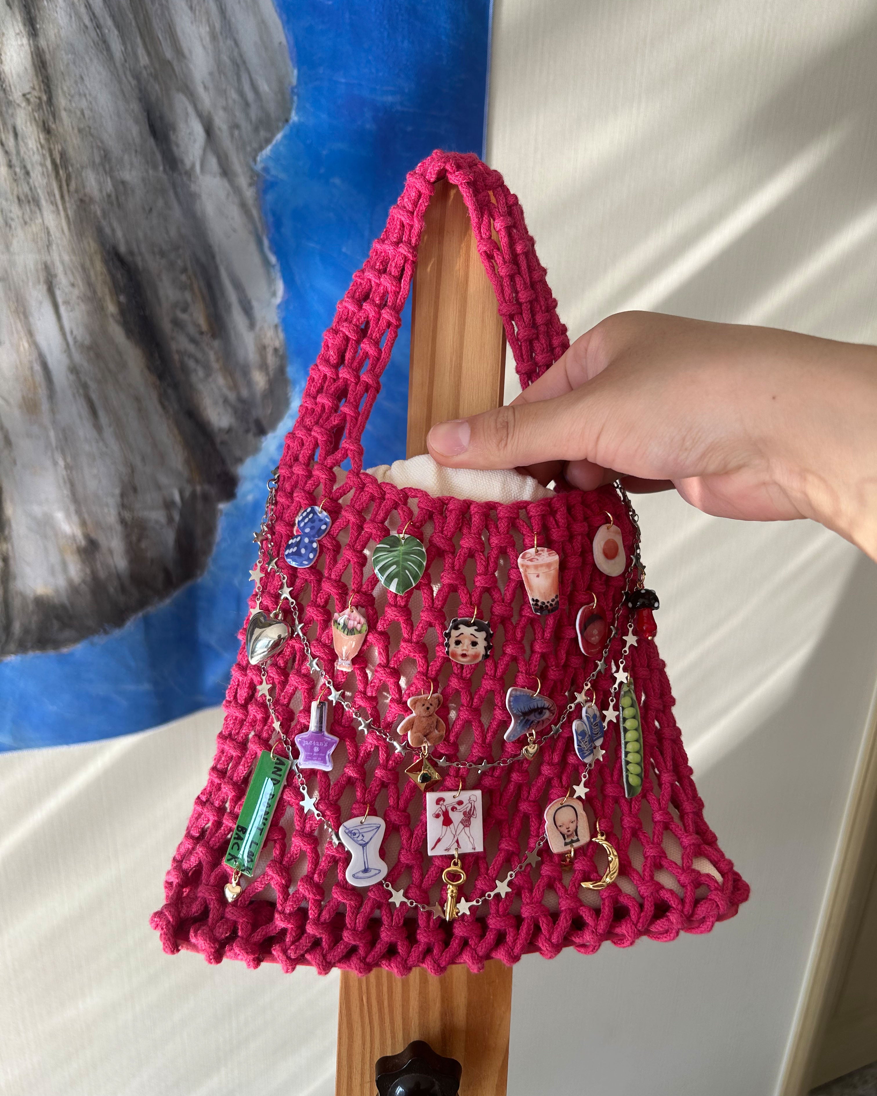 Charm Collector Net Bag