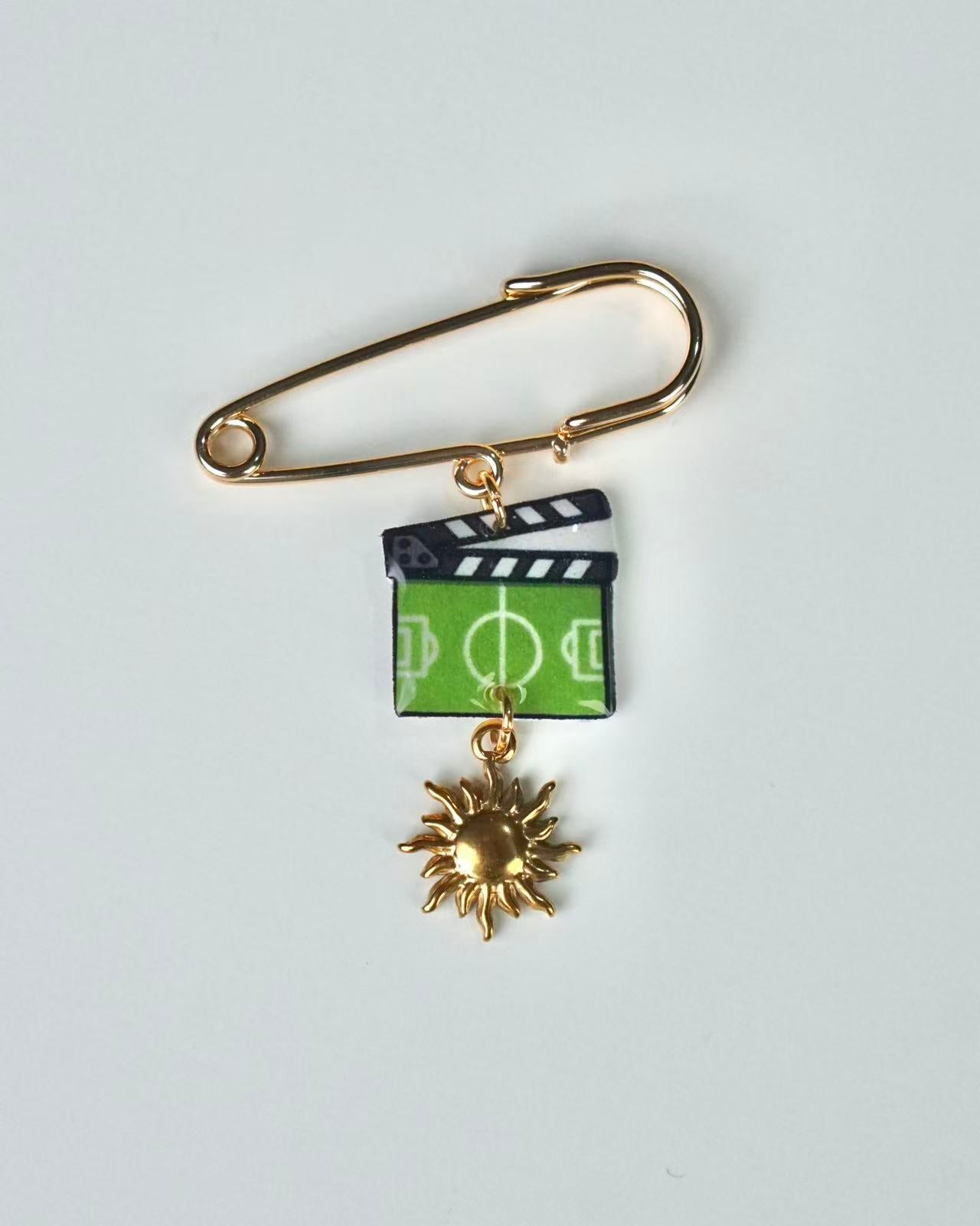 Football Film pin