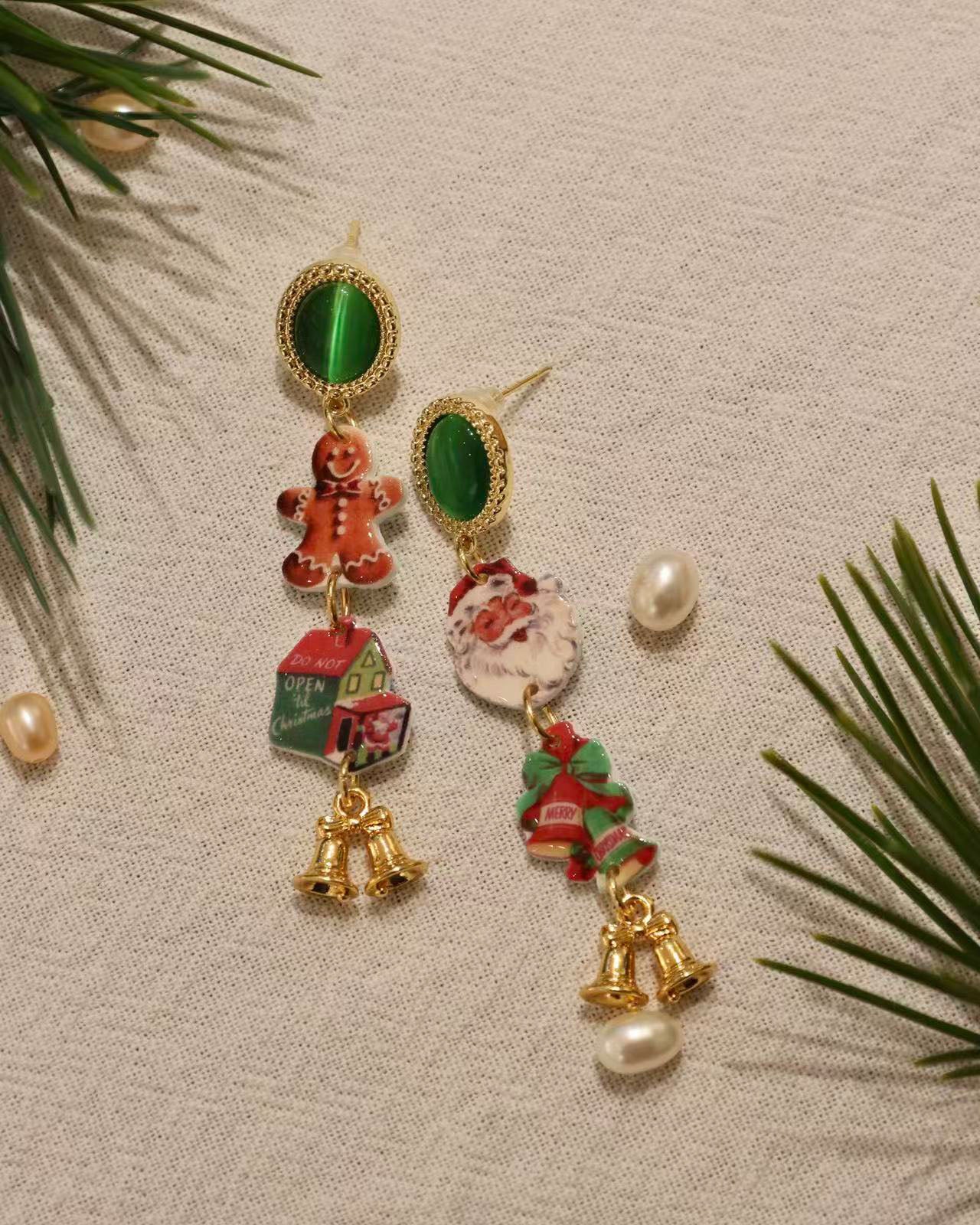 Gingerbread & Santa Ohrringe