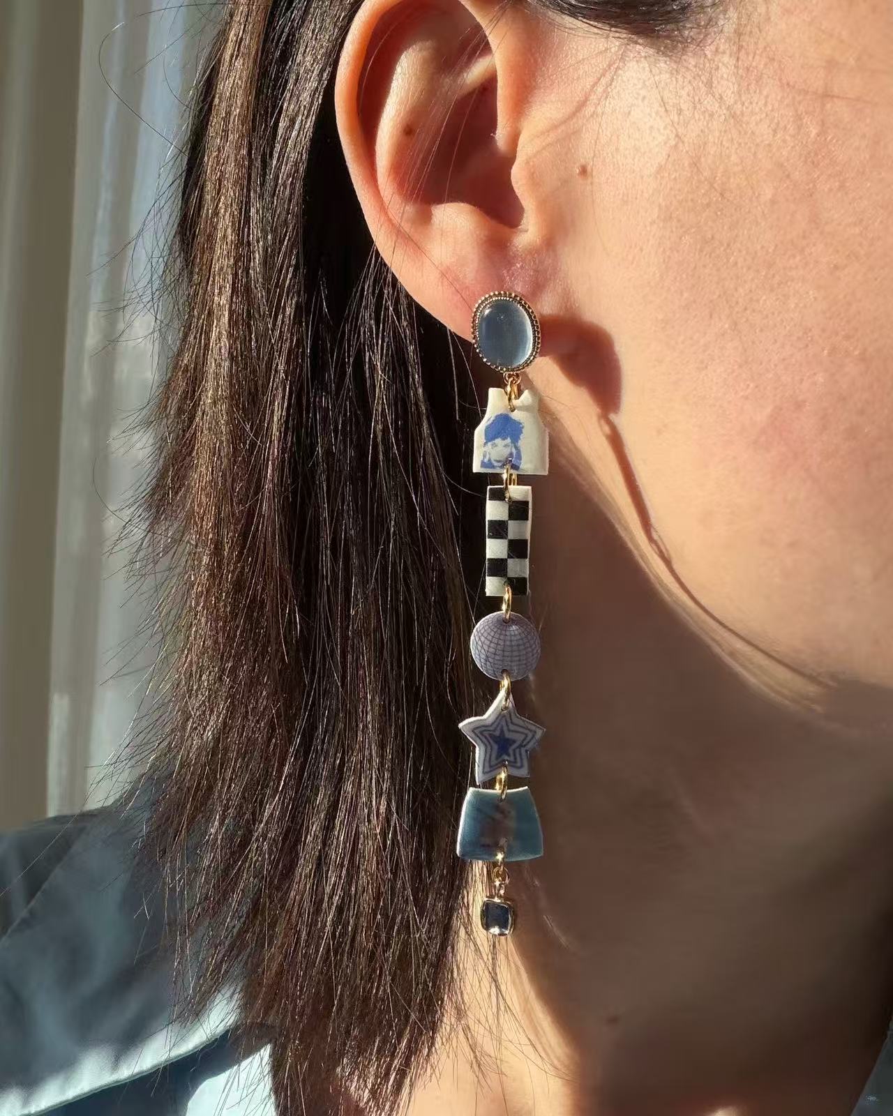 24/7 You Collage earrings
