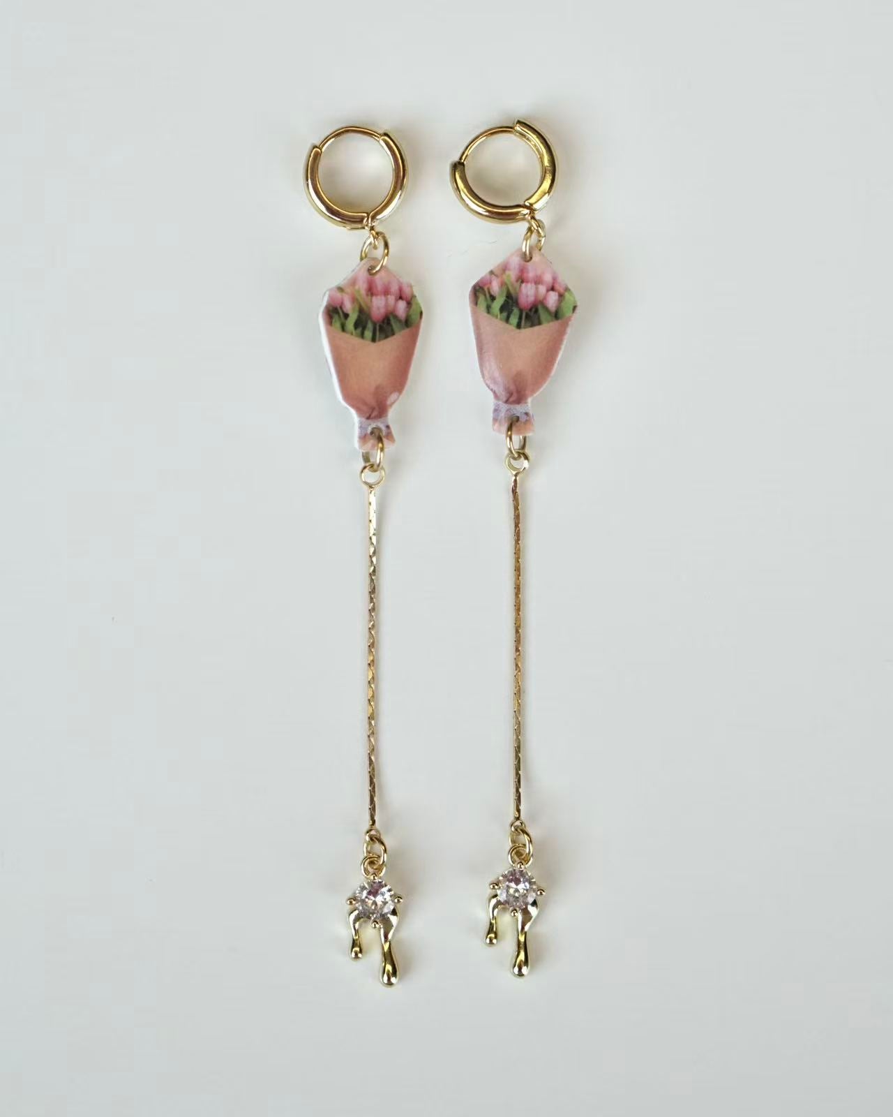 Tulip Drop Earrings