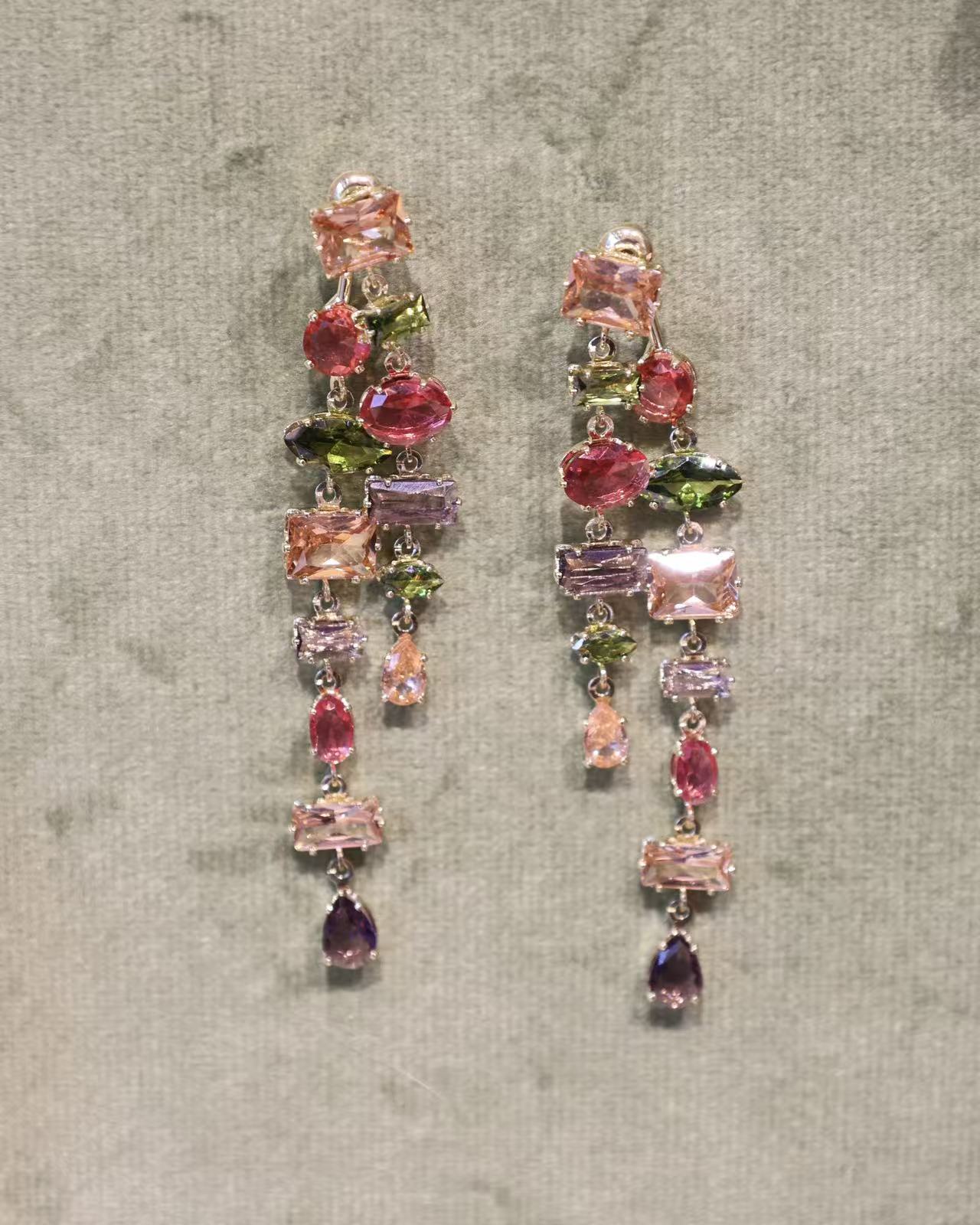 Starlight Crystal Drop Earrings
