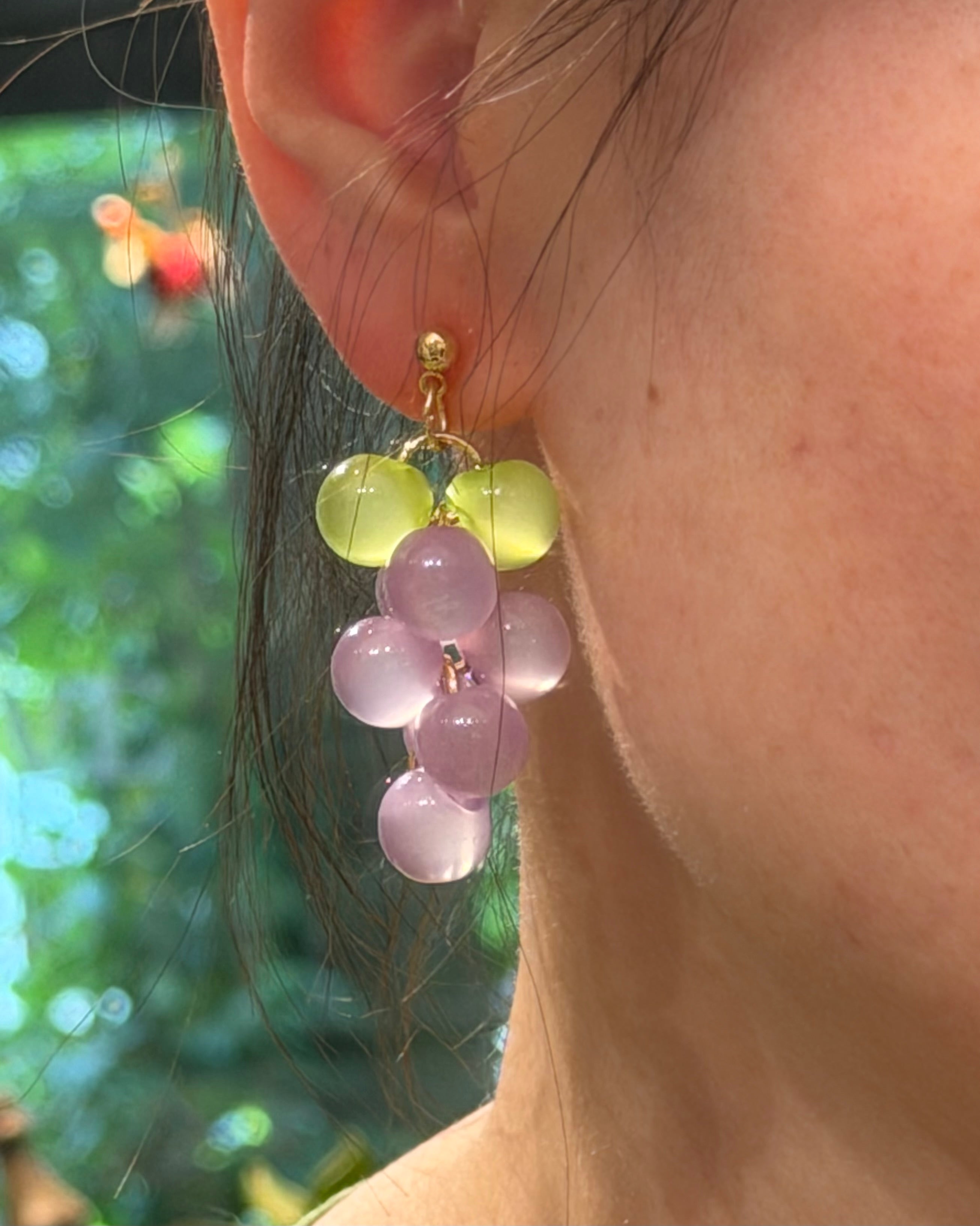 Juicy Grape Earrings