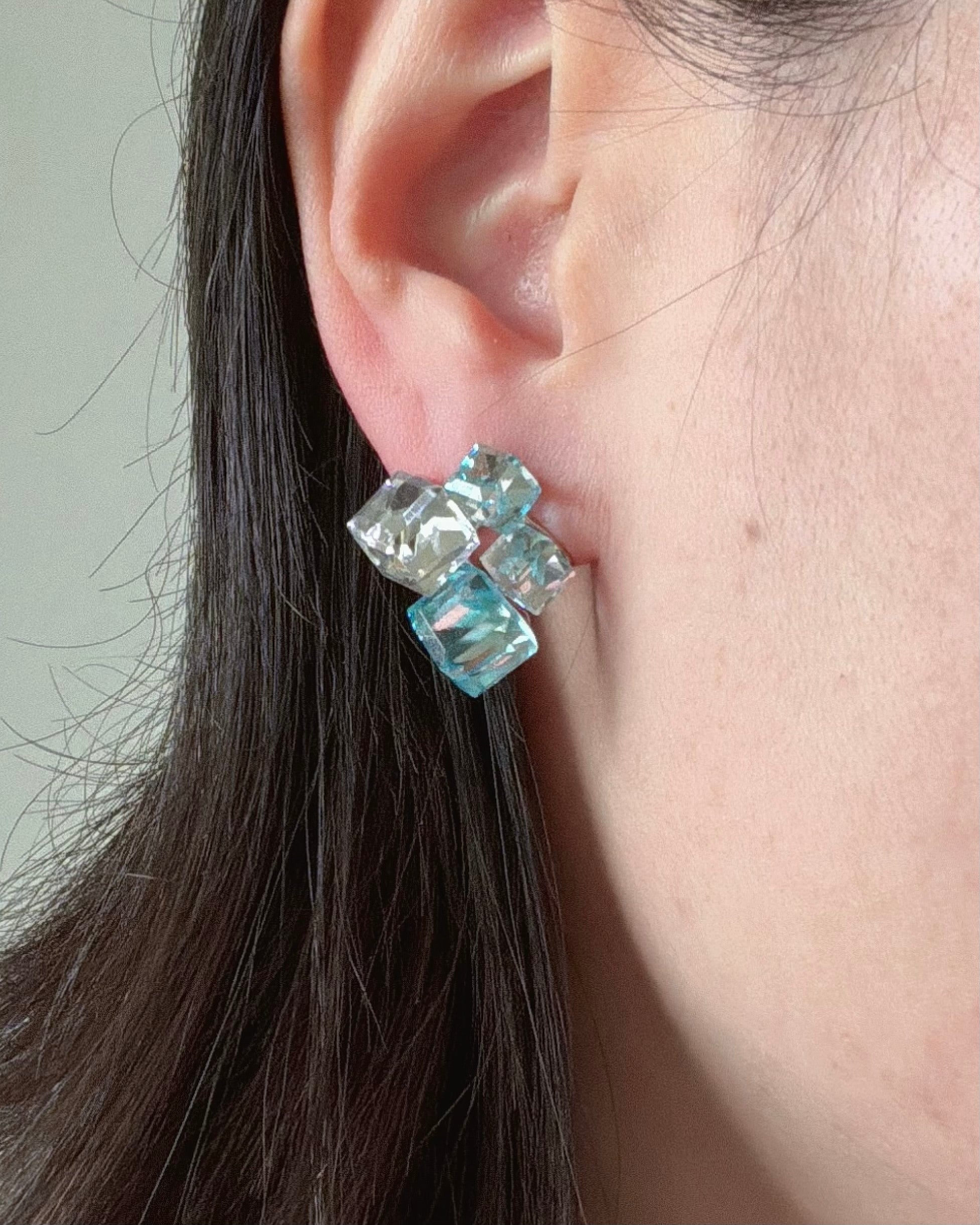 Icy Crystal Earrings