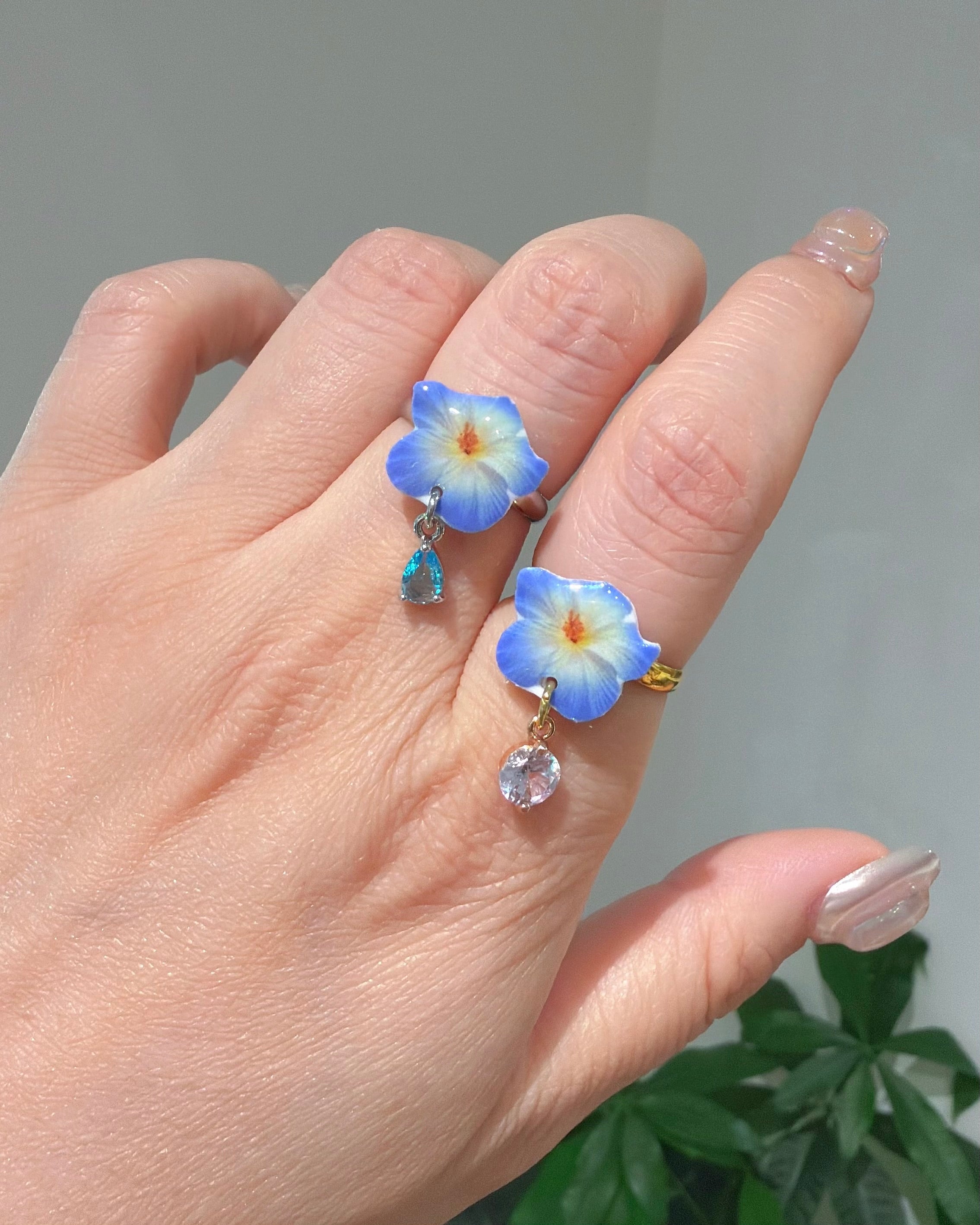 Blue Flower Ring