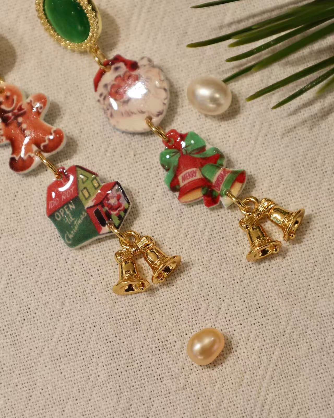 Gingerbread & Santa Ohrringe