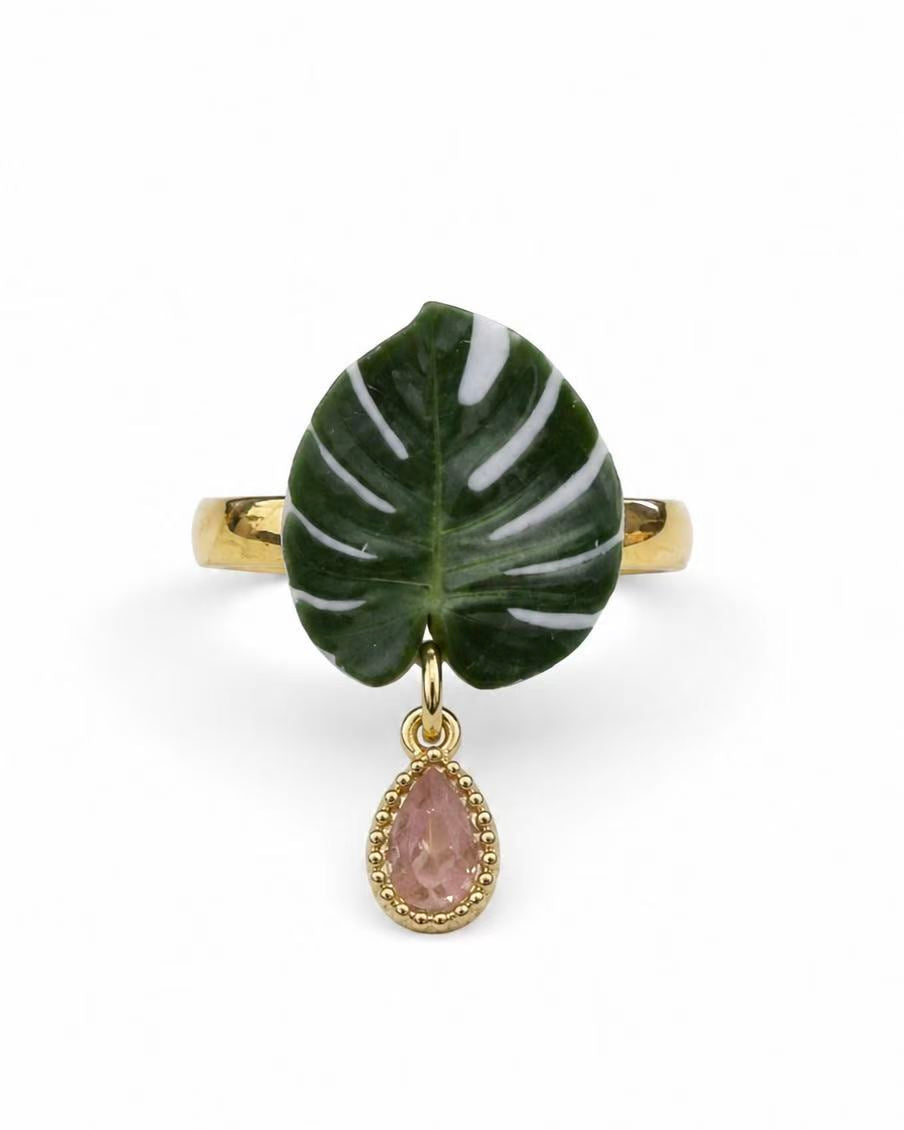Monstera Leaf Ring