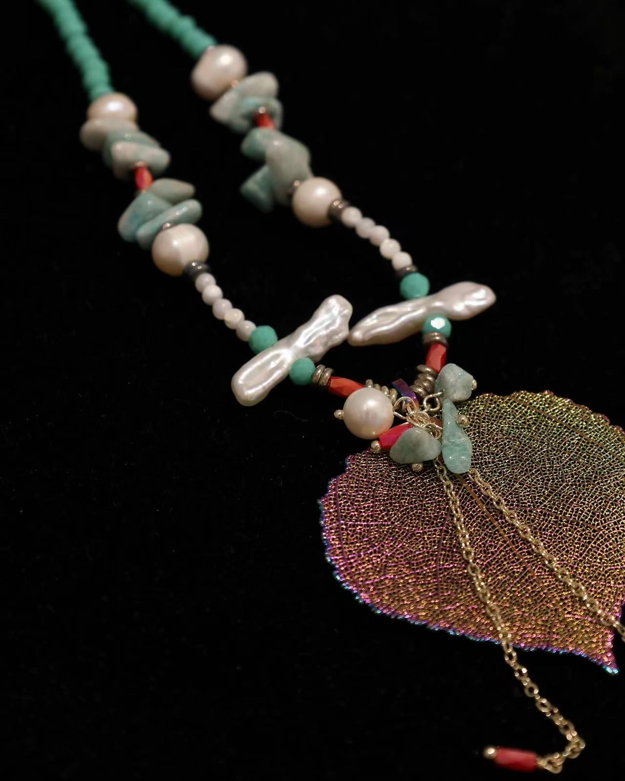 Real Leaf Necklace