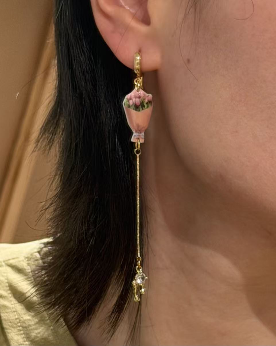Tulip Drop Earrings