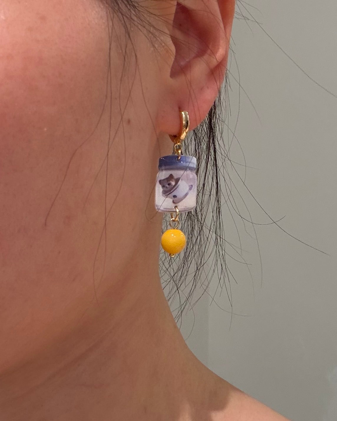 Kitty Jar Earrings