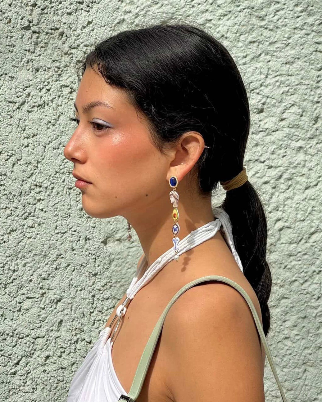 Avocado & Butterfly Earrings