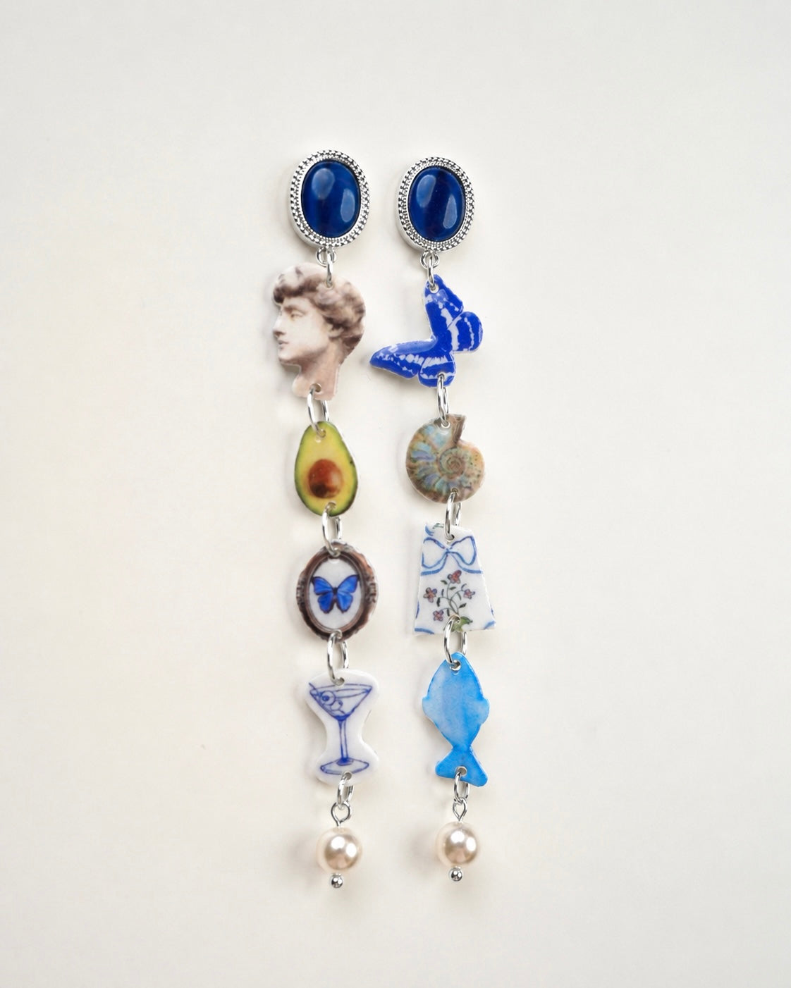 Avocado & Butterfly Earrings