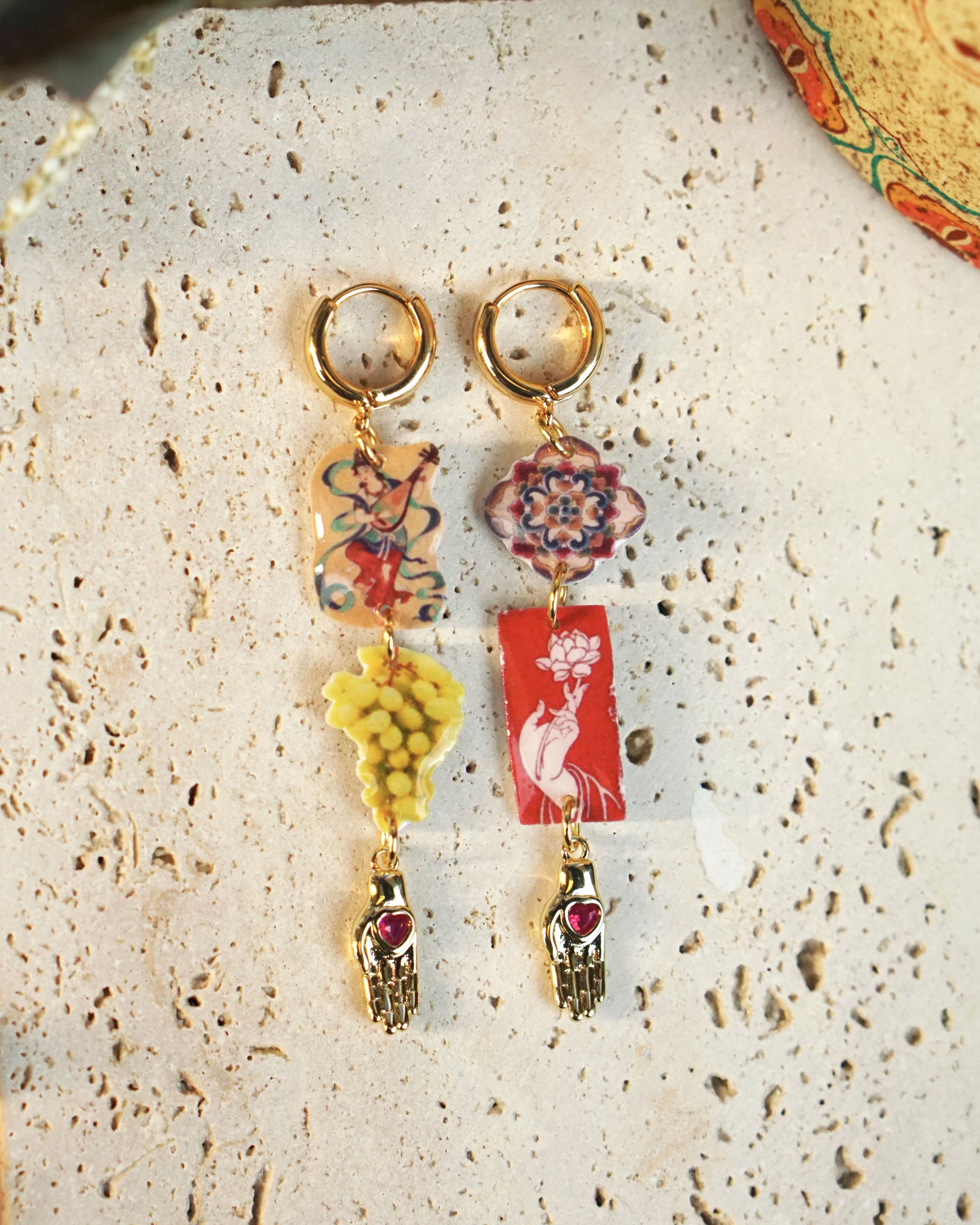 Golden Gesture Earrings