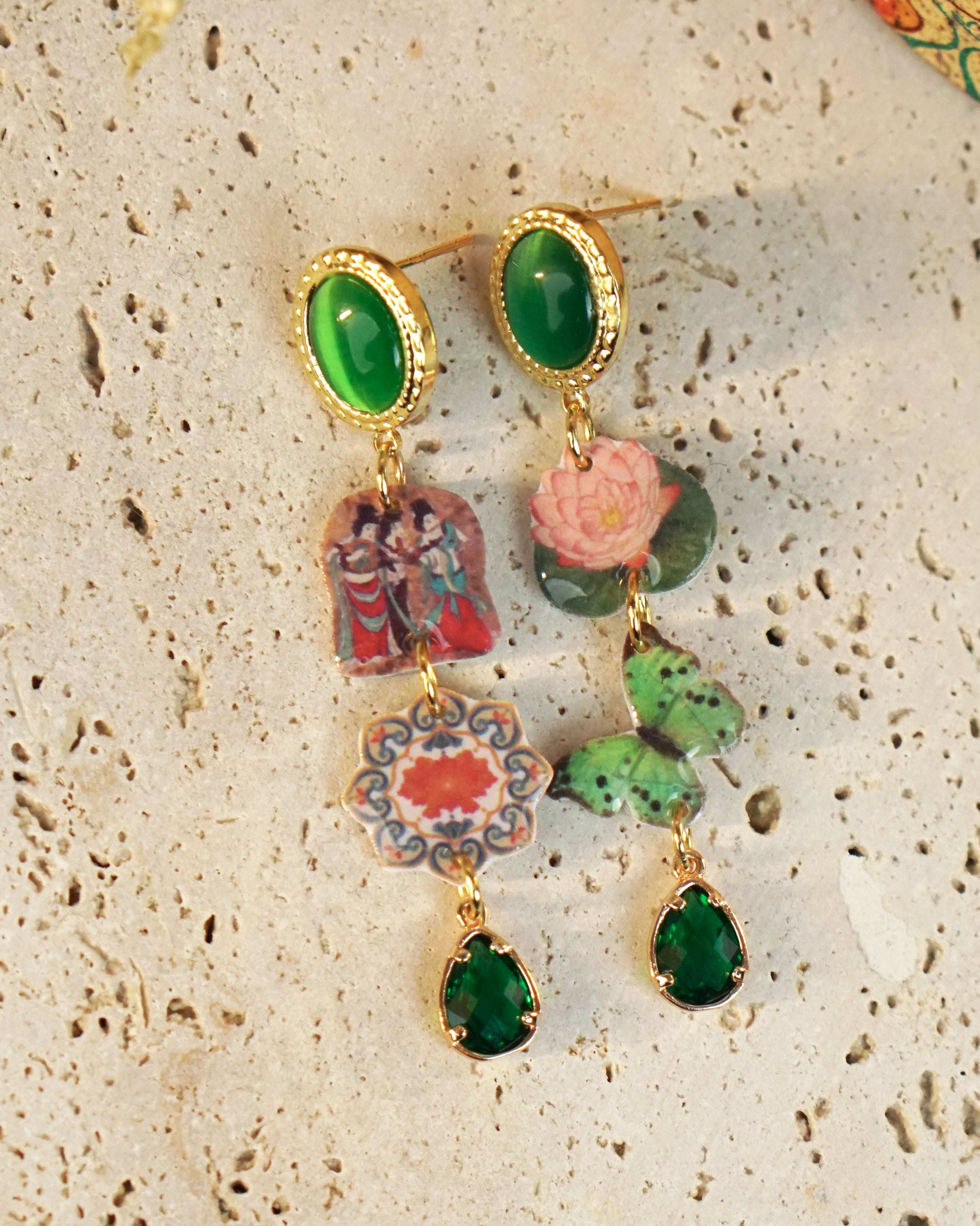 Jade Garden Earrings