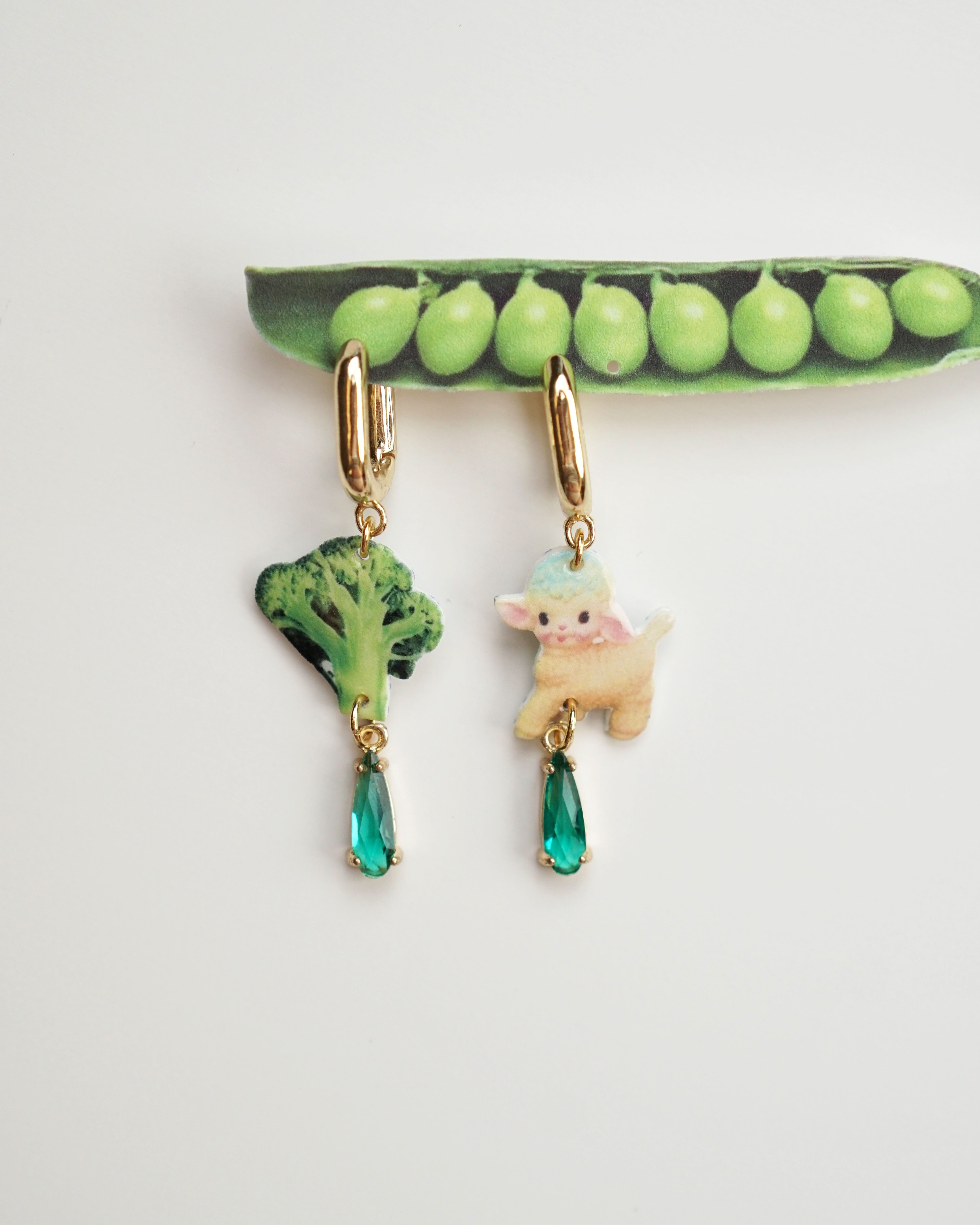 Green Daydream Earrings