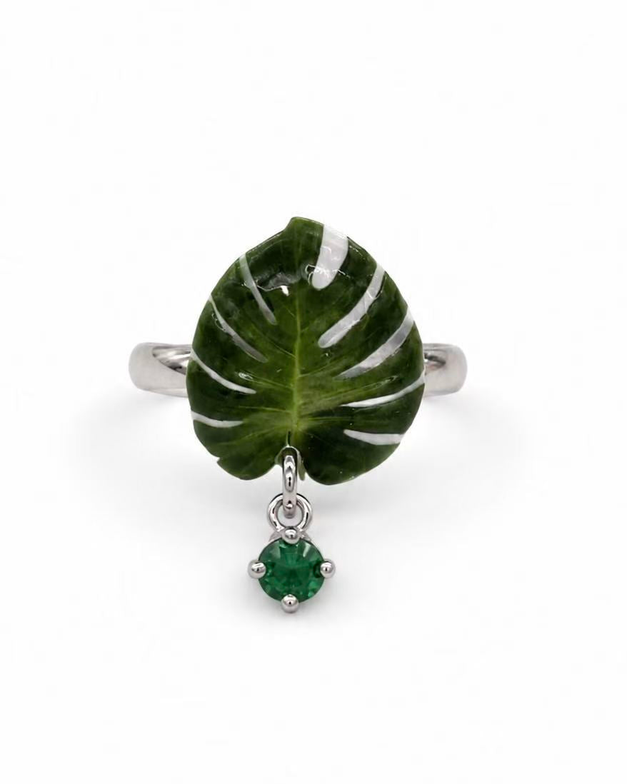 Monstera Leaf Ring