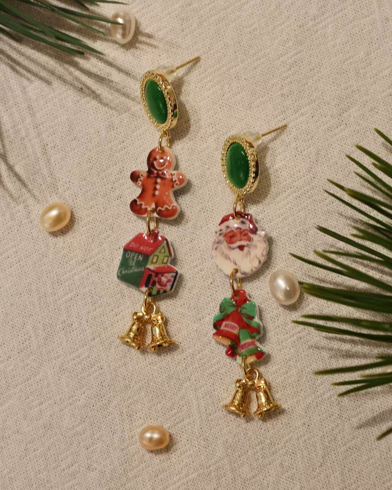 Gingerbread & Santa Ohrringe
